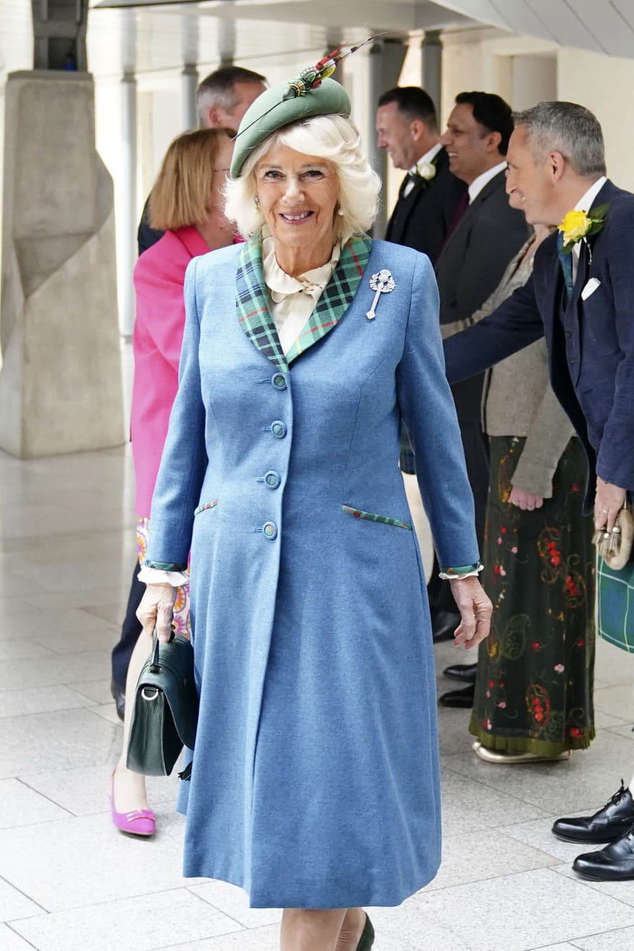 Britská kráľovná Camilla. 