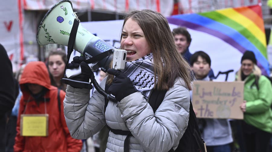 Klimatická aktivistka Greta Thunbergová