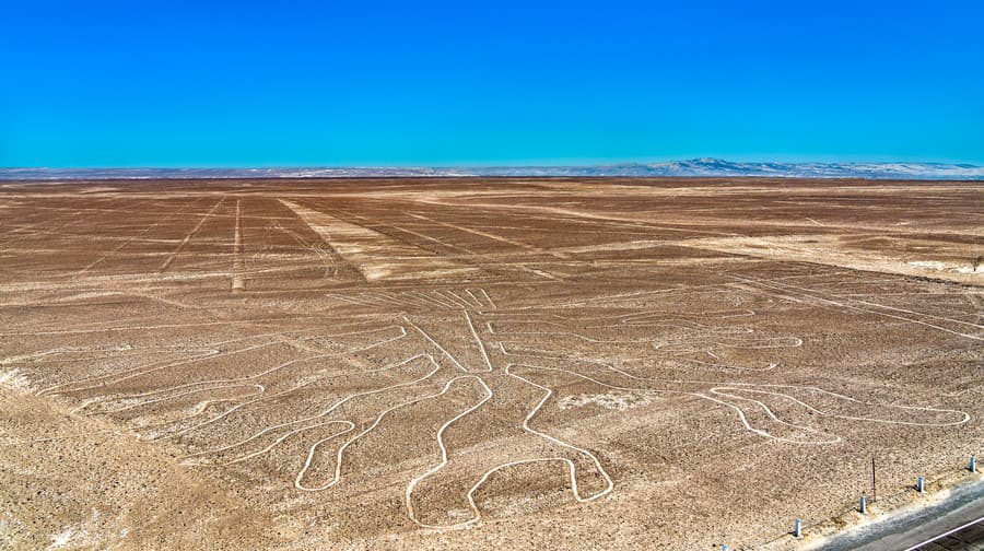 Peruánska púšť Nazca.