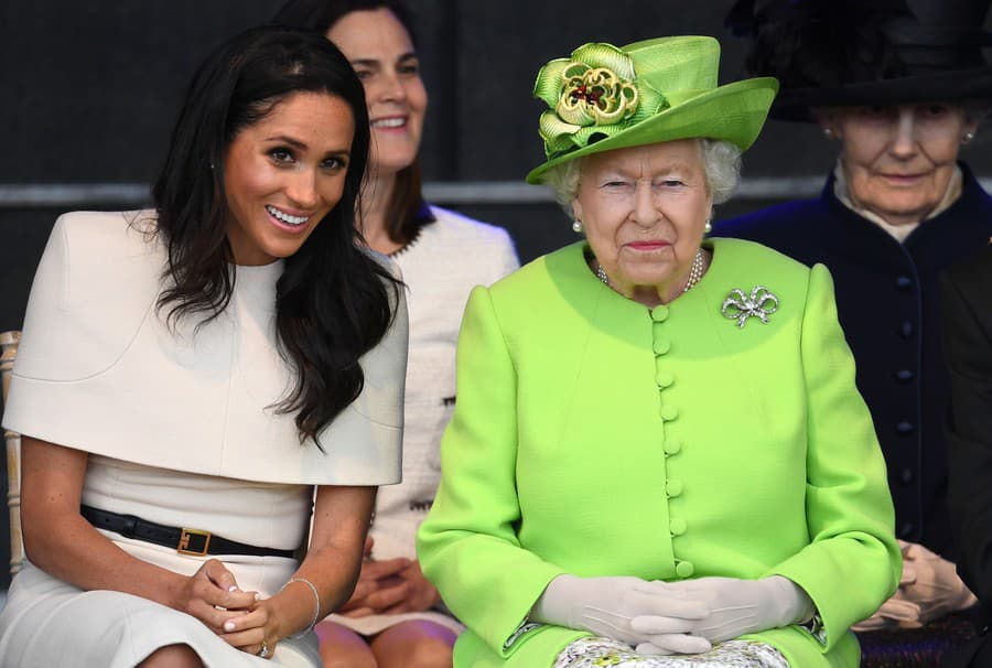 Meghan Markle a kráľovná