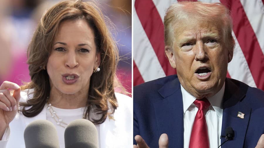 Kamala Harrisová a Donald