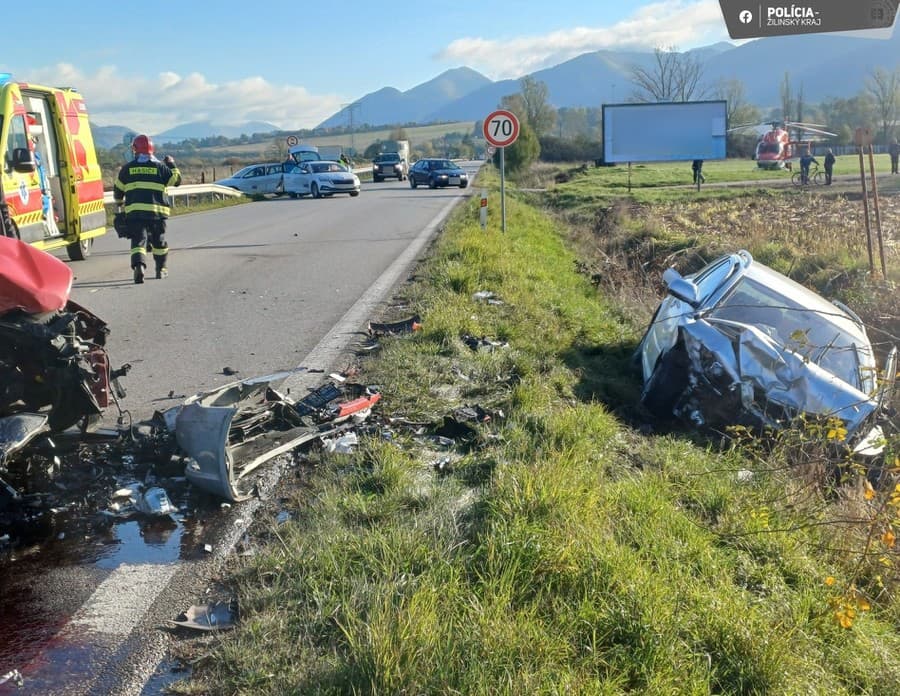 Pri rannej dopravnej nehode neďaleko Žiliny zomrela 53-ročná žena