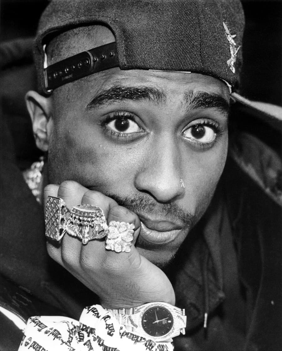 Raper Tupac Shakur (†