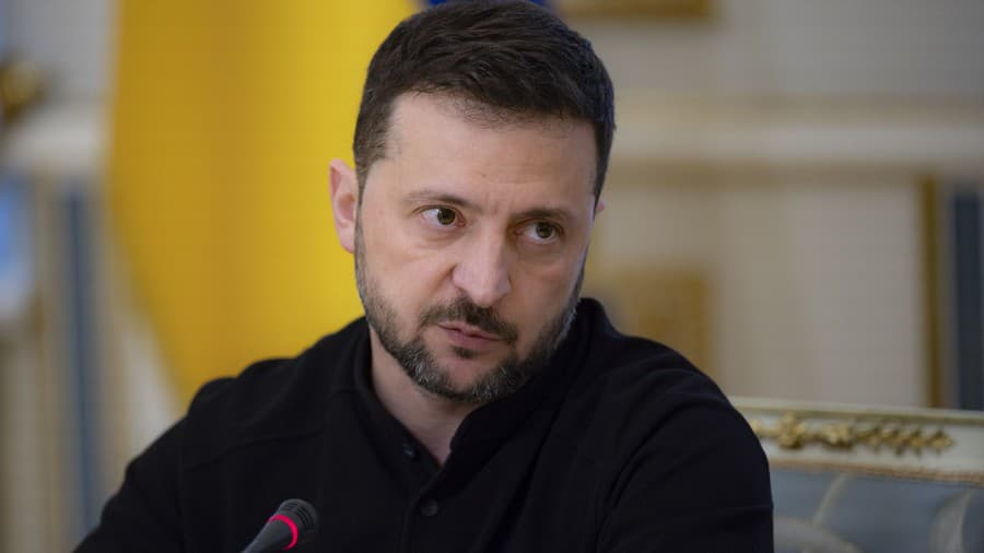 Ukrajinský prezident Volodymyr Zelenskyj