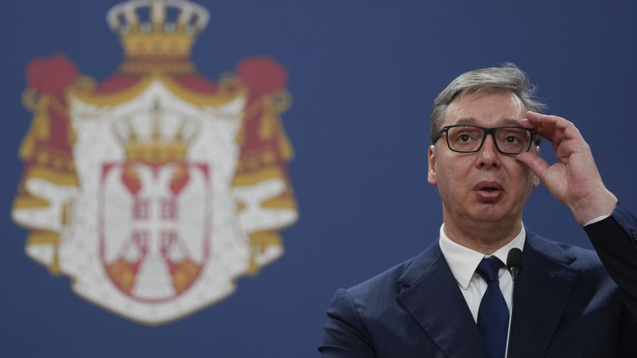 Srbský prezident Aleksandar Vučič.