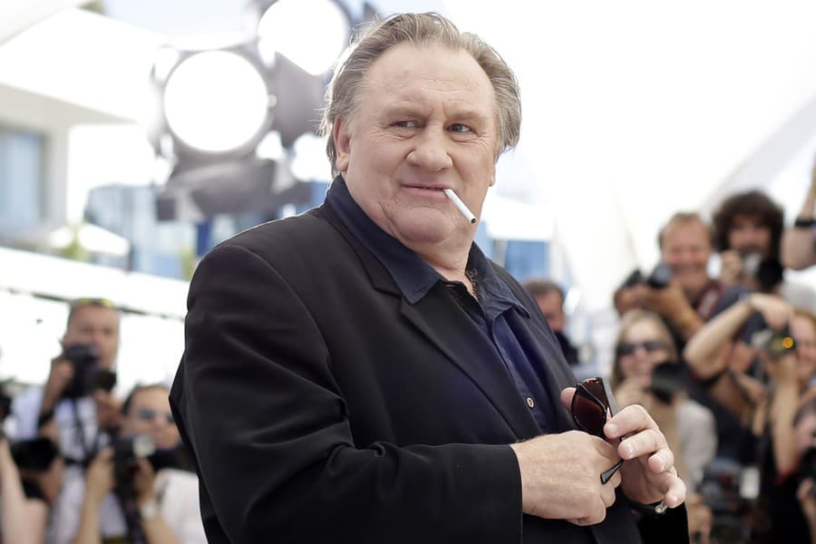 Herec Gérard Depardieu.