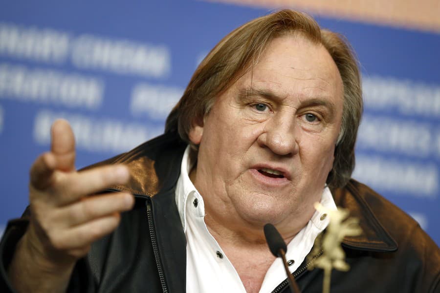 Herec Gérard Depardieu.