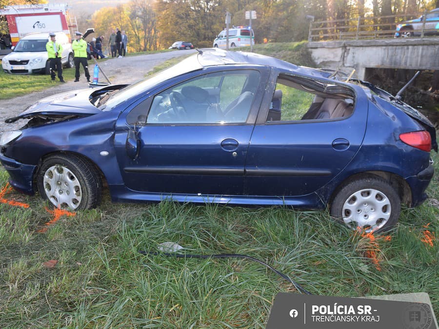 18-ročný vodič nezvládol jazdu,