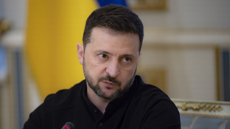 Ukrajinský prezident Volodymyr Zelenskyj.