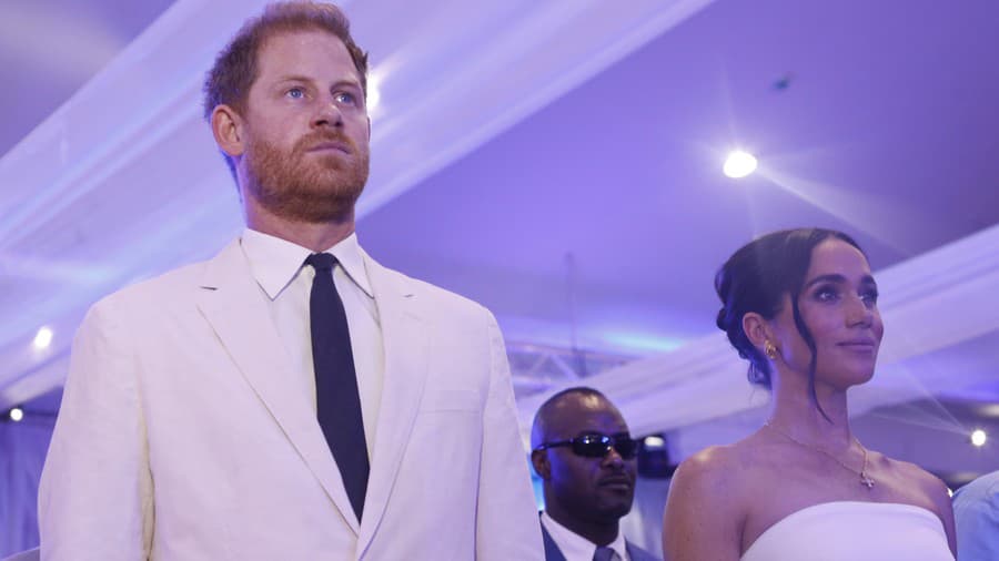 Princ Harry a Meghan Markle.