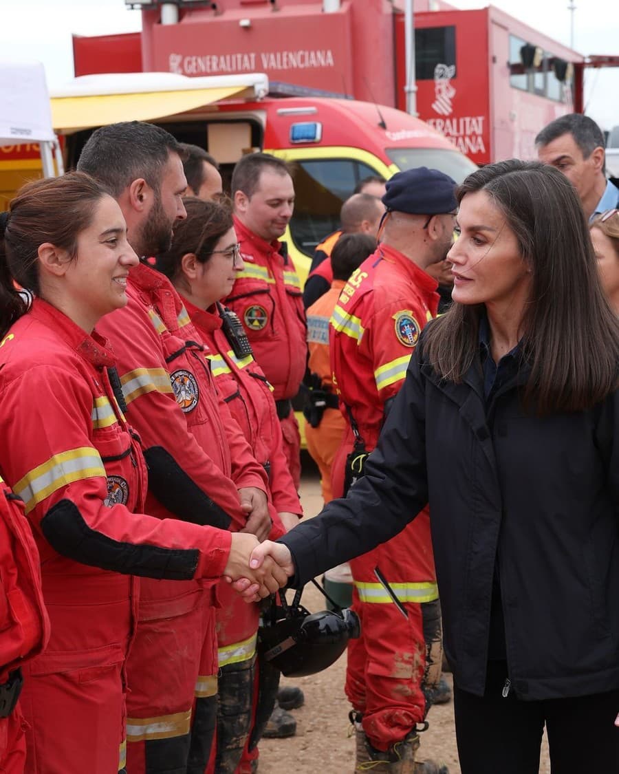 Letizia ocenila prácu záchranárov.