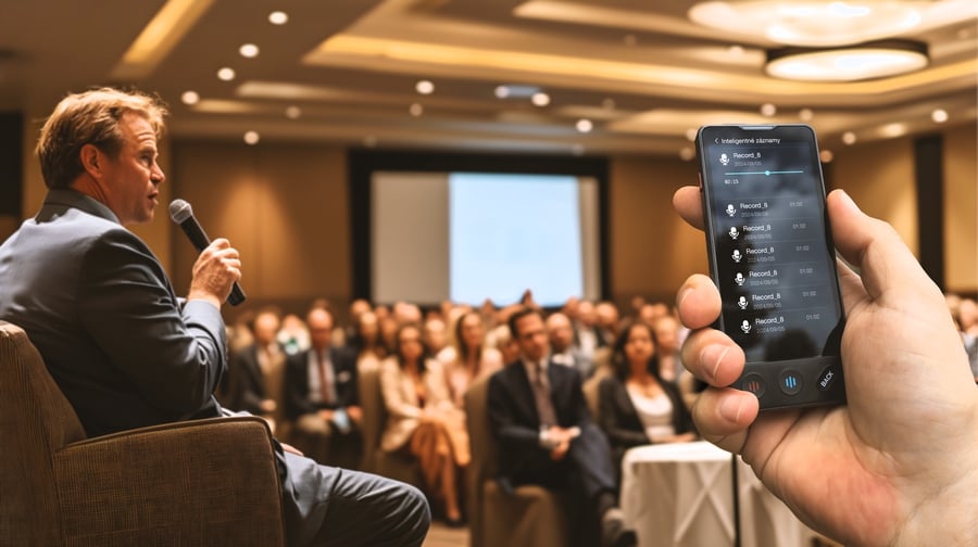 Preklad zvuku hlasu prednášok konferencii prekladač Langie S3