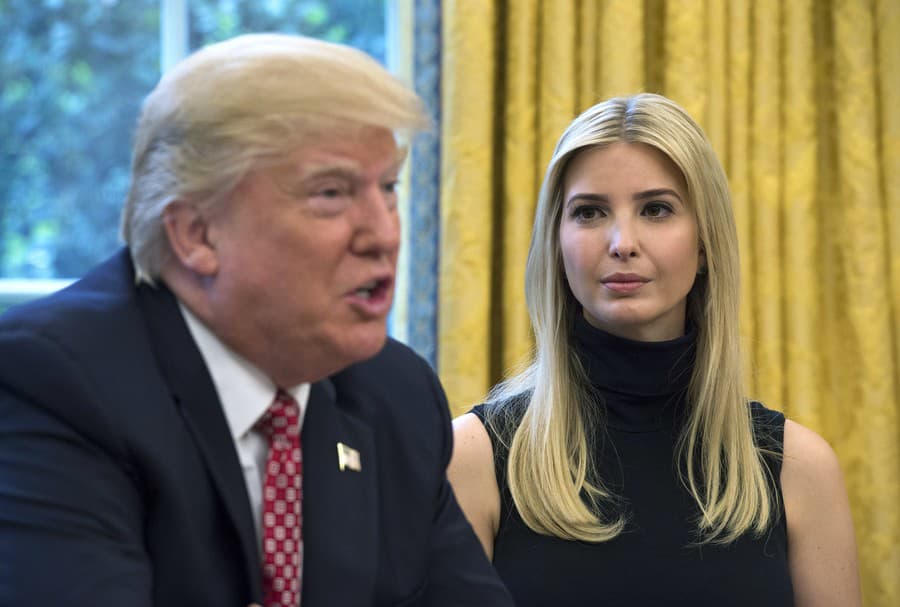 Ivanka Trumpová s otcom.