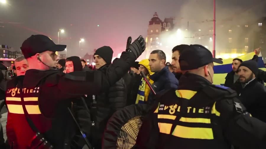 Útok na izraelských futbalových