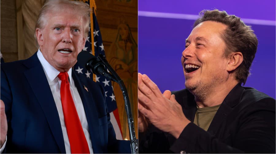 Donald Trump a Elon