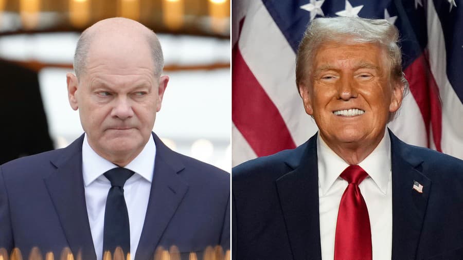 Olaf Scholz a Donald