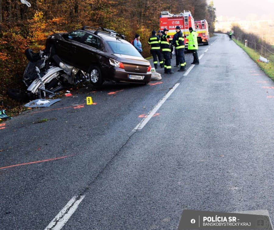 Pri nehode na zamrznutej ceste v Jelšave sa ťažko zranila jedna osoba.