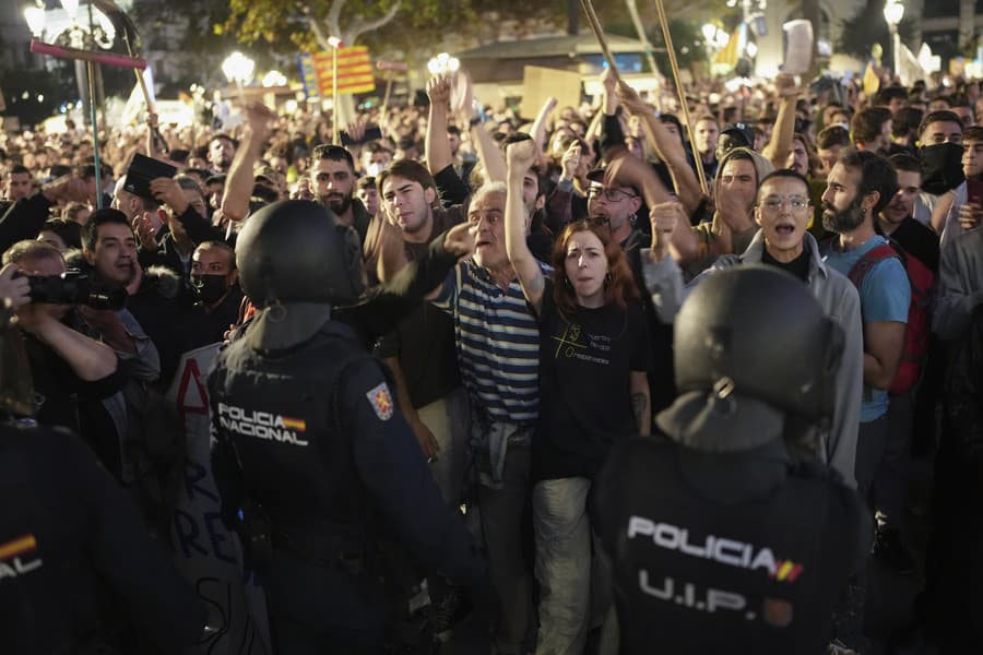 Valencia - Príslušníci poriadkových