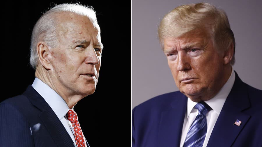 Joe Biden a Donald