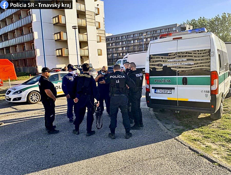 Karanténu v Gabčíkove strážili policajti.