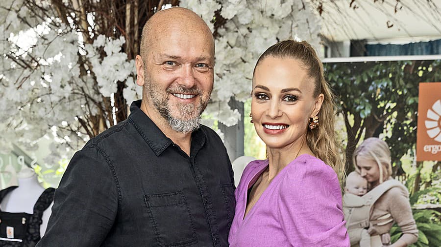 Mária Čírová a manažér a manžel Marián Kachút.