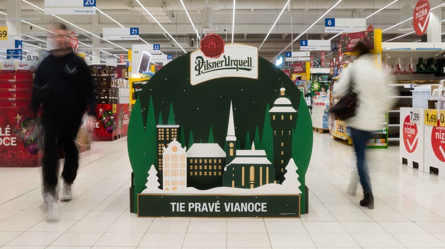 Vianočné vystavenie Pilsner Urquell