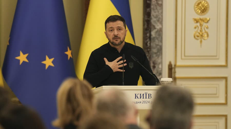 Ukrajinský prezident Volodymyr Zelenskyj.