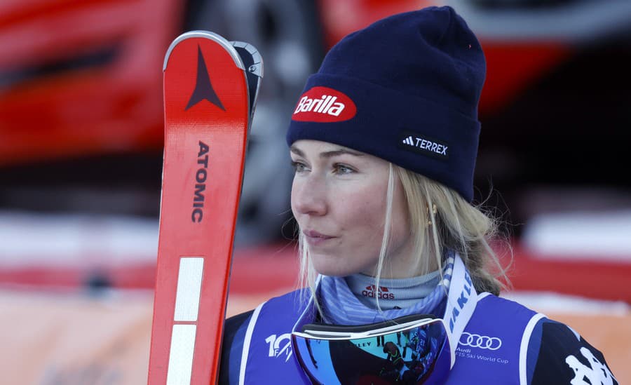 Americká lyžiarka Mikaela Shiffrinová.