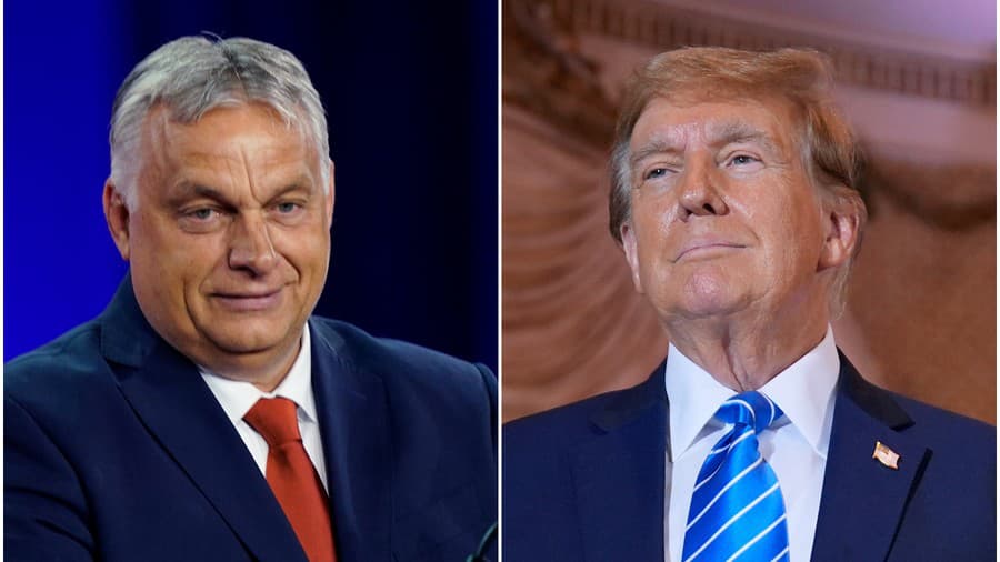 Viktor Orbán a Donald