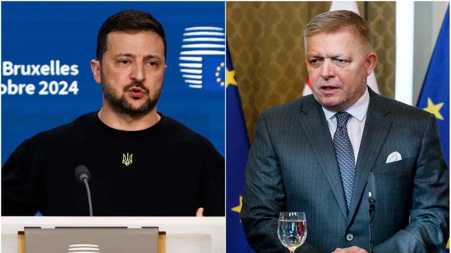 Volodymyr Zelenskyj, Robert Fico.