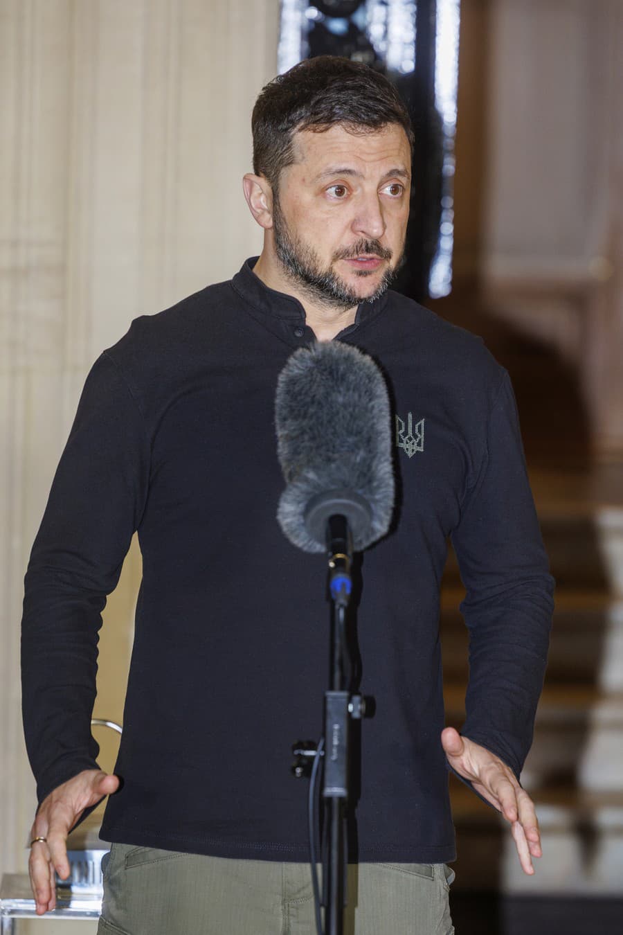 Ukrajinský prezident Volodymyr Zelenskyj.