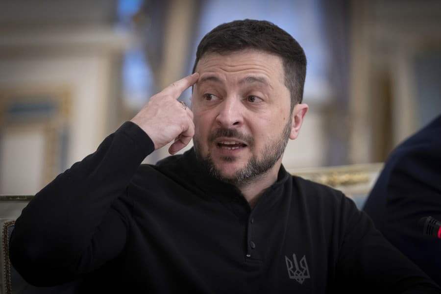 Ukrajinský prezident Volodymyr Zelenskyj.