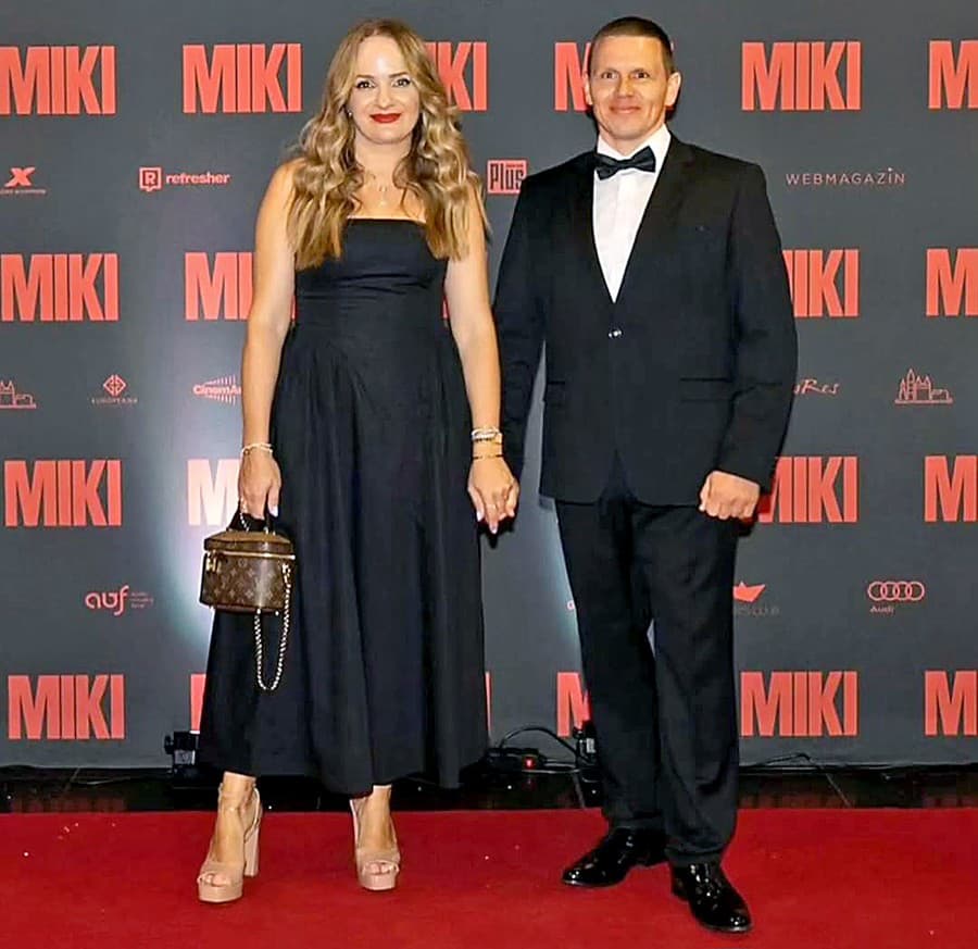 Na premiéru filmu MIKI prišla ruka v ruke so svojím manželom, hercom Michalom Kubovčíkom.