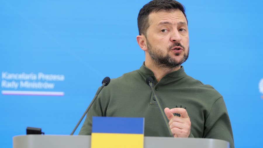 Ukrajinský prezident Volodymyr Zelenskyj.