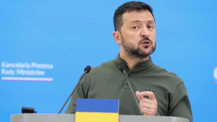 Ukrajinský prezident Volodymir Zelenskyj.