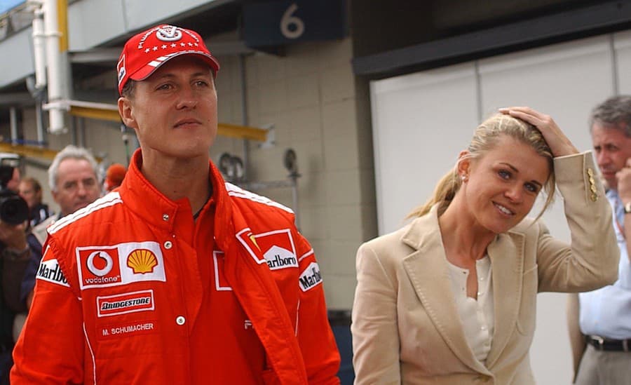 Michael a Corinna Schumacher.