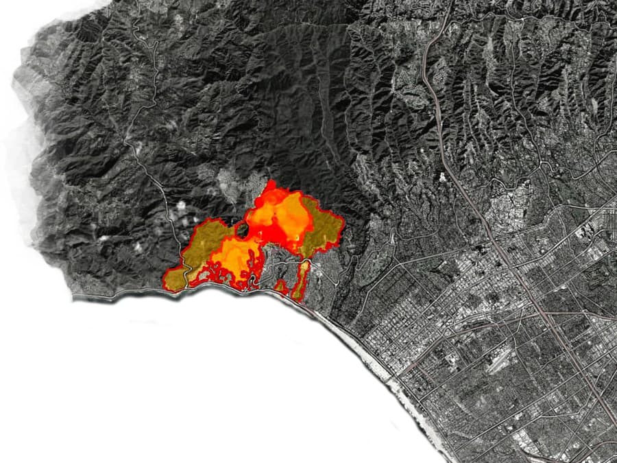 Mapa požiaru