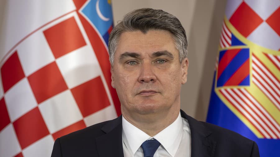 Chorvátsky prezident Zoran Milanovič.