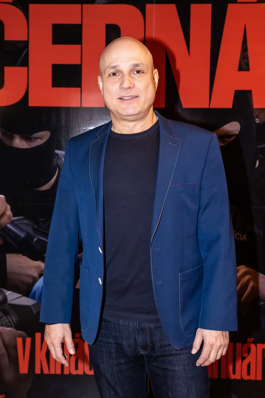 Bratislavská premiéra filmu Černák. Na snímke Dušan Cinkota.
