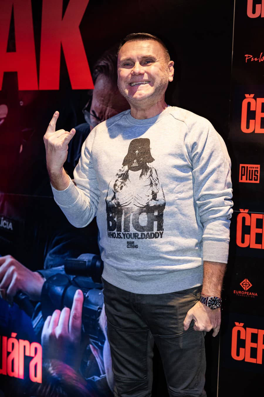 Bratislavská premiéra filmu Černák. Na snímke Ivo Ladižinský.