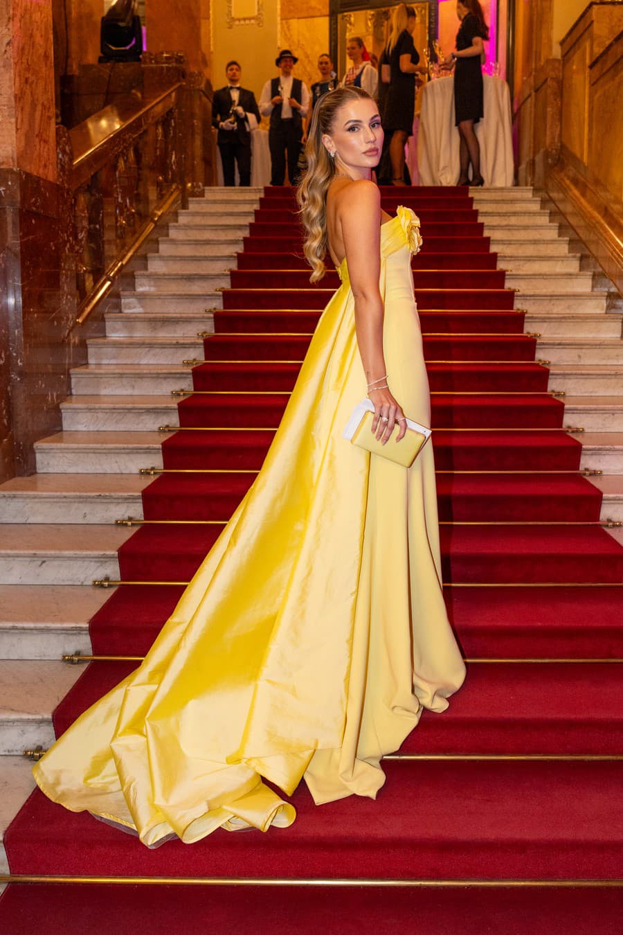 11 ročník Česko-Slovenského plesu. Na snímke česká modelka Karolína Mališová.