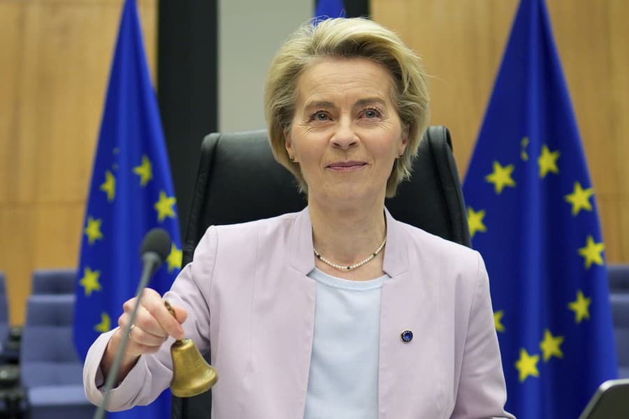 Na snímke predsedkyňa Európskej komisie Ursula von der Leyenová.