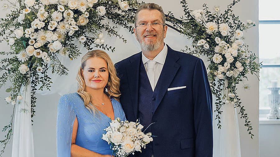 Spevák Richard Müller (63) s manželkou Vandou Wolfovou