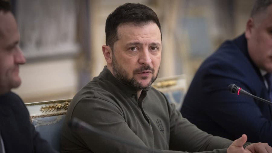 Ukrajinský prezident Volodymir Zelenskyj.