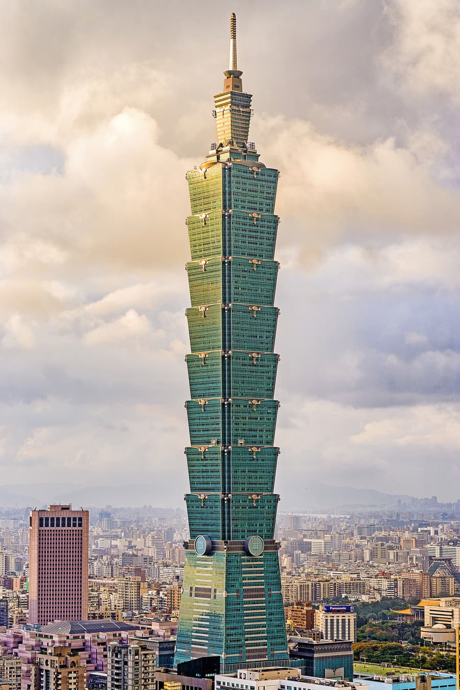 Taipei 101, Tchaj-pej (Taiwan) 