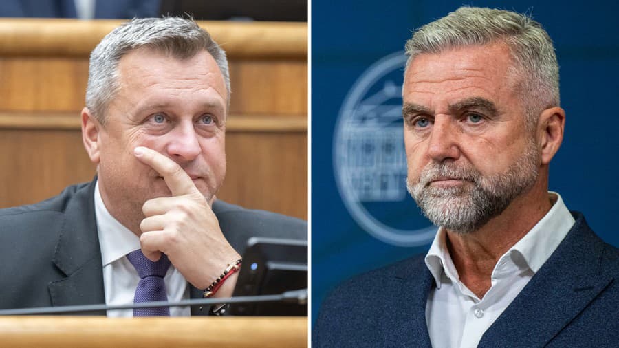 Andrej Danko (SNS) a Tibor Gašpar (Smer-SD).