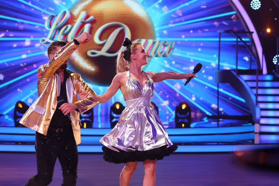 Prvé kolo 10. série Let's Dance. Na snímke Peter Sagan a Eliška Lenčešová.