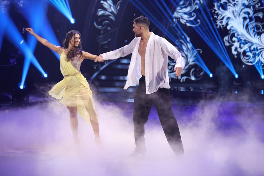 Prvé kolo 10. série Let's Dance. Na snímke ​Adam Šedro a Jasmin Affašová.