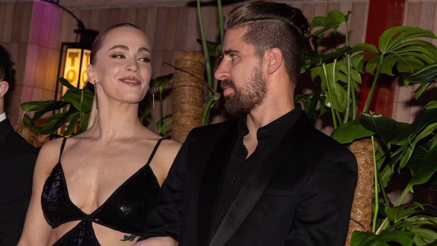 Exkluzívna markizácka párty pred štartom Let’s dance. Na snímke tanečníčka Eliška Lenčešová a Peter Sagan.