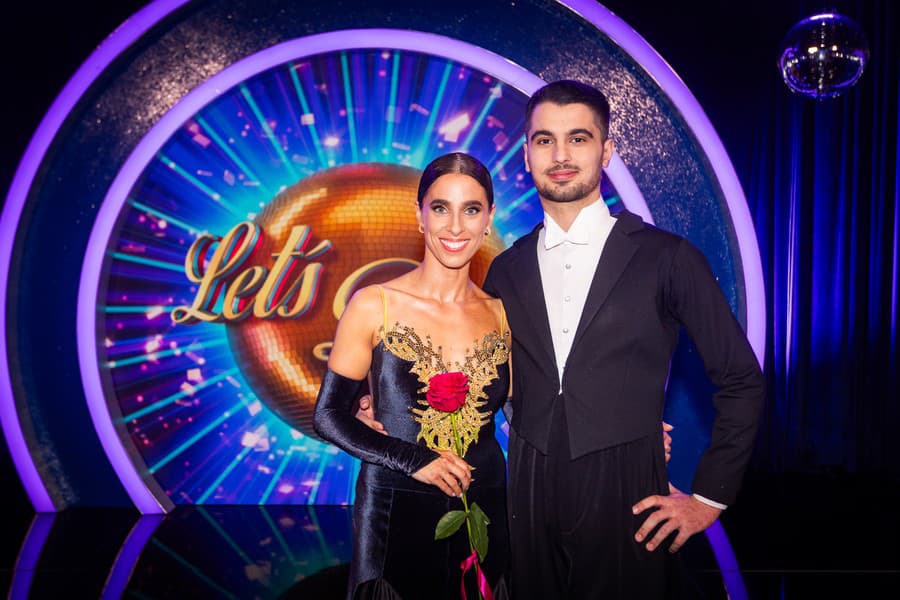 Druhé kolo tanečnej televíznej šou Let’s Dance v bratislavskej Inchebe. Na snímke Zuzana Porubjaková a Jaroslav Ihring.